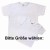 T-Shirt uni wei Kindergren fr Textilmalerei Stoff bemalen auf Tshirts